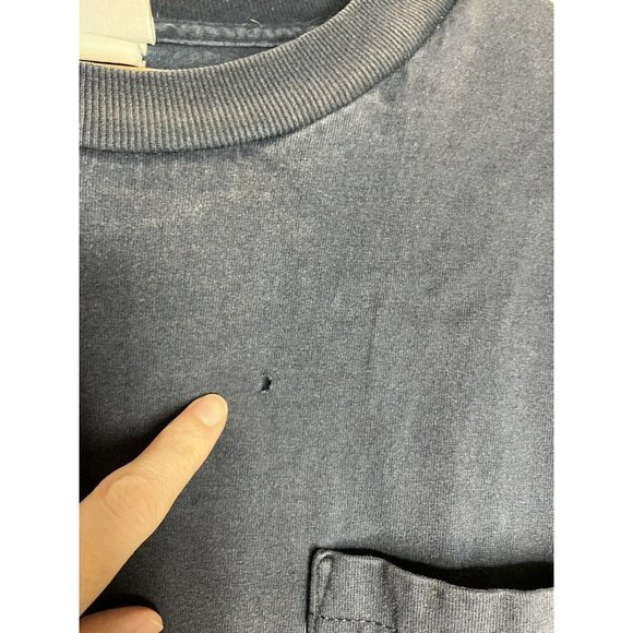 Carhartt Men's Blue Distressed Hip Hop Grunge 2XL T-Shirt - Picture 3 of 9